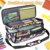 YOREPEK Carrying Case for Cricut Maker 4, Maker 3, Explore 4, Explore 3, Air 2, Die Cut Machine Dust Cover, Large Travel Bag with Cutting Mat Storage, Tote Bag for Tools Accessories, Floral(Floral)