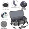 YOREPEK Carrying Case for Cricut Maker 4, Maker 3, Explore 4, Explore 3, Air 2, Die Cut Machine Dust Cover, Large Travel Bag with Cutting Mat Storage, Tote Bag for Tools Accessories, Floral(Grey)