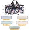 YOREPEK Carrying Case for Cricut Maker 4, Maker 3, Explore 4, Explore 3, Air 2, Die Cut Machine Dust Cover, Large Travel Bag with Cutting Mat Storage, Tote Bag for Tools Accessories, Floral(Floral)