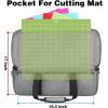 YOREPEK Carrying Case for Cricut Maker 4, Maker 3, Explore 4, Explore 3, Air 2, Die Cut Machine Dust Cover, Large Travel Bag with Cutting Mat Storage, Tote Bag for Tools Accessories, Floral(Grey)