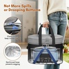 YOREPEK Carrying Bag for Ninja Crockpot 8.5 Quart Slow Cooker, 2 Layer Insulated Travel Case with Easy-Clean Lining & Shoulder Strap, Accessories for Ninja Foodi Possible Cooker Pro