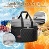 YOREPEK Carrying Bag for Ninja Crockpot 8.5 Quart Slow Cooker, 2 Layer Insulated Travel Case with Easy-Clean Lining & Shoulder Strap, Accessories for Ninja Foodi Possible Cooker Pro