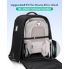 YOREPEK Padded Stroller Travel Bag with 2 Large Wheels | for Nuna Mixx Next(No Wheel Removal), Foldable Stroller Bag for Airplane, 2 Extra Pockets & Slot for AirTag, a Drawstring Bag