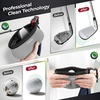 YOREPEK Golf Ball Cleaner Pouch in Gift Box, Club Cleaner For Golf Bag | Golf Club Washer with Zipper Pocket for Golf Club Accessories, Golfing Accessories Golf Gifts for Men, Golf stuff(Gray)