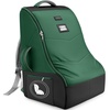 YOREPEK Carseat Bags for Air Travel, Baby Airplane Travel Essentials | Shoulder Strap, Waist Strap, Padded Portective, PU Leather Wear-Resistant Bottom, Car Seat Bag with Side Pocket(Green)