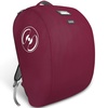 YOREPEK Padded Car Seat Stroller Travel Bag for Air Travel Gate Check | for Doona, Evenflo Shyft Dualride with Base, Infant Car Seat Trave Bag, Lockable Zipper, Soft Backpack Straps, Foldable(Wine Red)