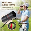YOREPEK Golf Gifts for Men, Complete Golf Accessories Kit PU Leather Case | Golf Set with Balls, Tees, Monocular, Divot Tool, Scorekeeper, Golf Ball Clip, Brush, Golf Gifts for Dad, Golf Stuff for Men(Black Red)