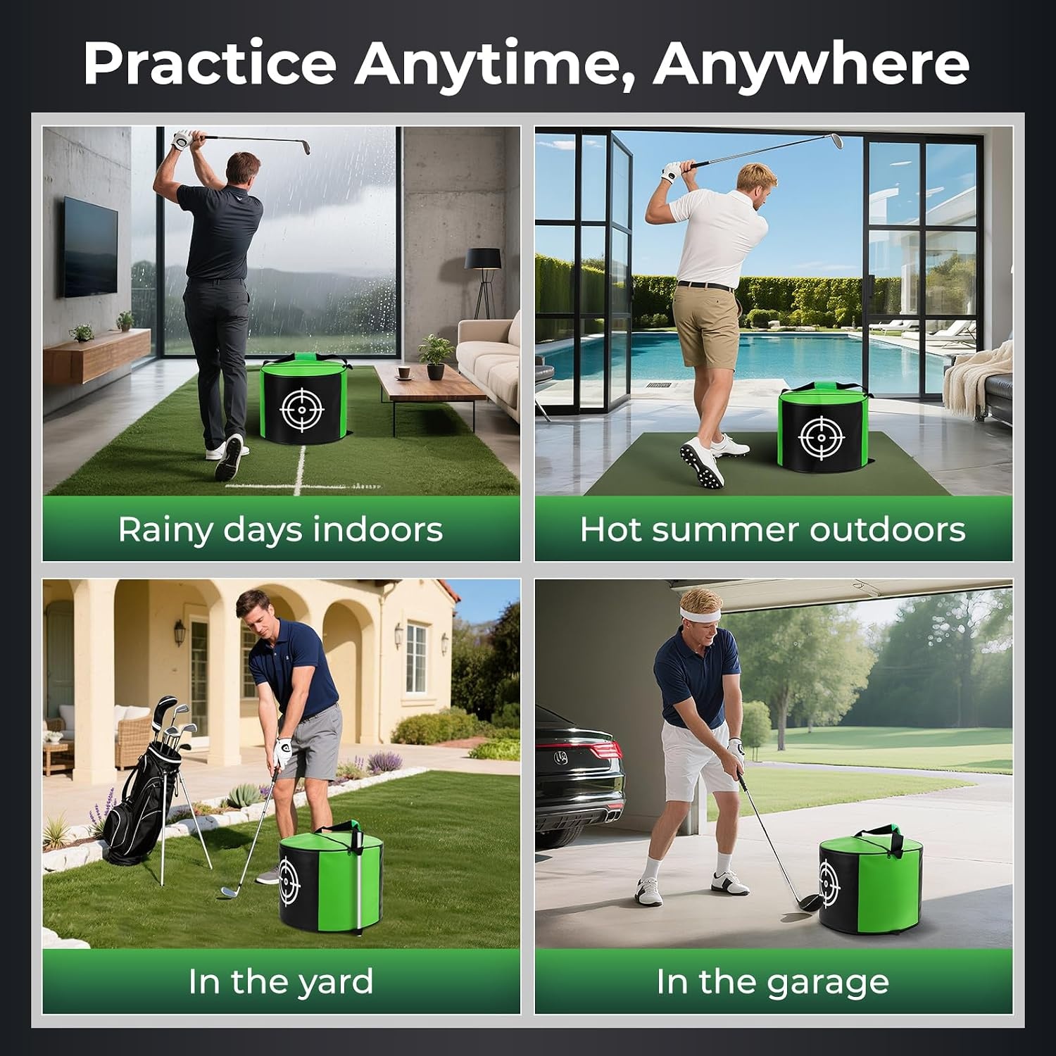 image:imageYOREPEK Golf Impact Bag for Swing Training Golf Training Aids for Men