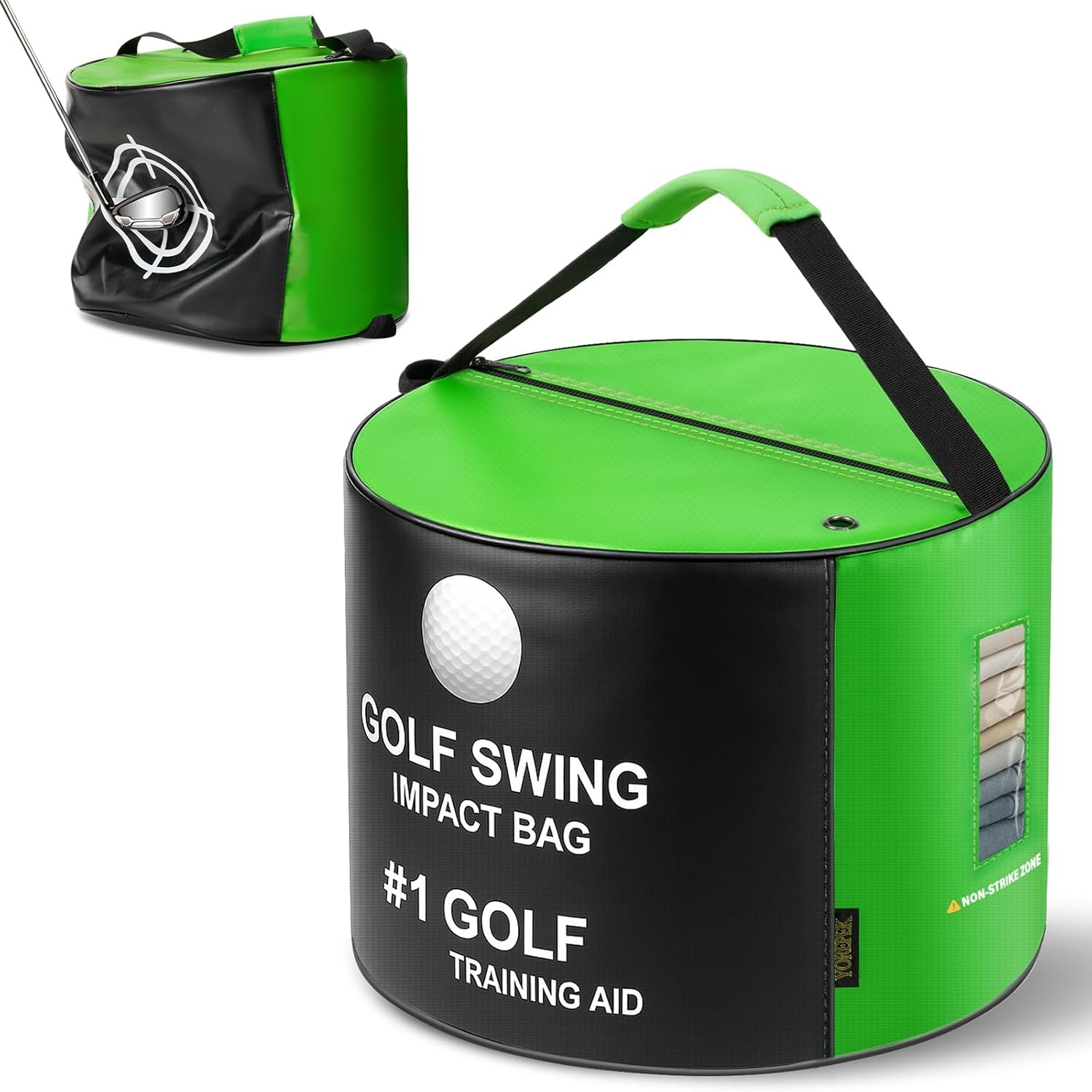 image:imageYOREPEK Golf Impact Bag for Swing Training Golf Training Aids for Men