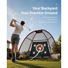 YOREPEK Golf Practice Net, 10x7ft for Backyard Driving Real Golf Balls