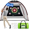 YOREPEK Golf Practice Net, 10x7ft for Backyard Driving Real Golf Balls