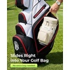 YOREPEK Golf Cooler Bag, Golf Bag Shaped 6-Can Cooler with 2 Can Sleeves(Beige)